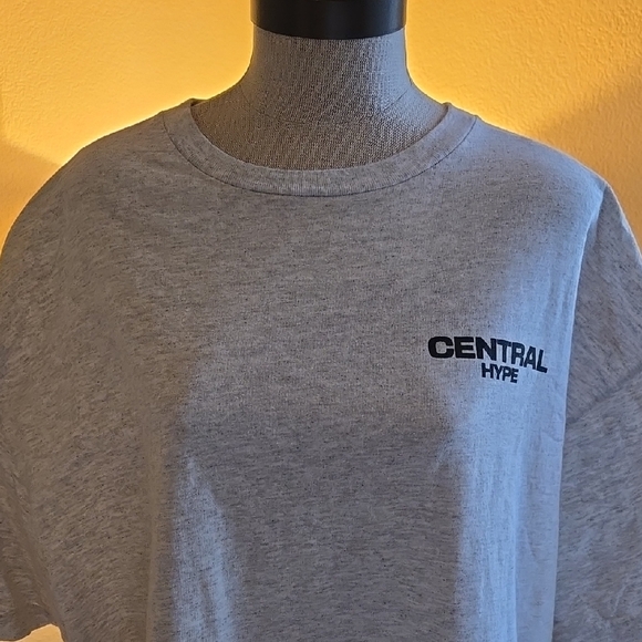 Gray Central Hype Men's Shirt - Picture 1 of 5